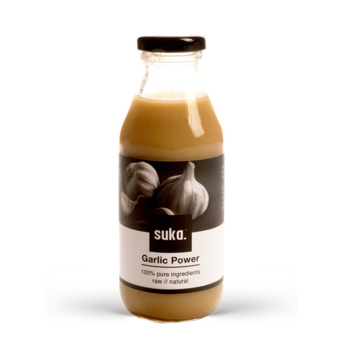 

TRADISIONALMINUMAN- SUKA - GARLIC POWER / JUS BAWANG PUTIH HERBAL (350ML) -MINUMAN-TRADISIONAL.