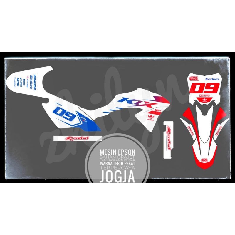 DECAL KLX CRF KTM DTRACKER STIKER KLX