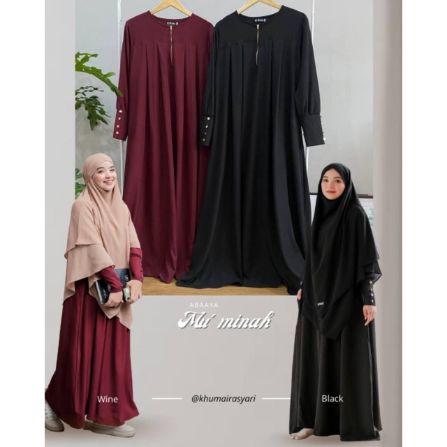 Abaya Mu'minah Ori Khumaira Syar'i