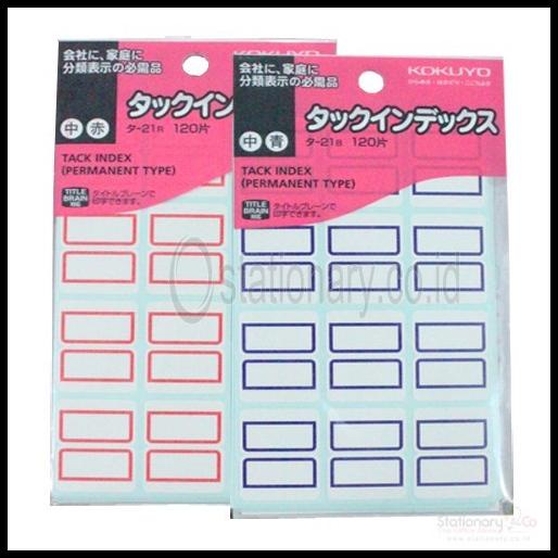 

Vanila | Tack Index Kokuyo T-21