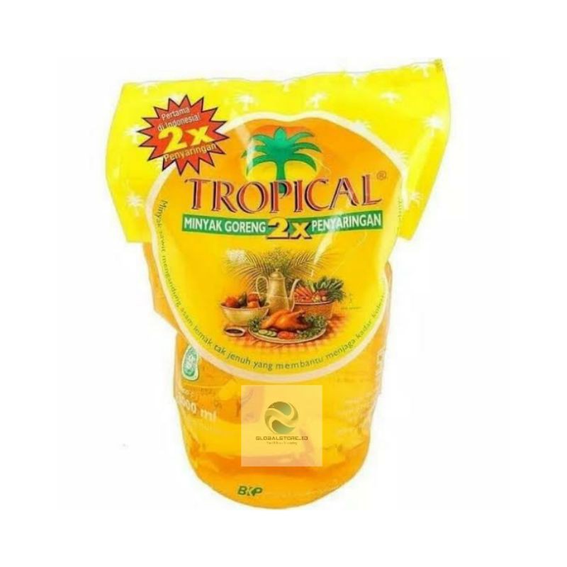 Minyak goreng tropical 2L refill / botol