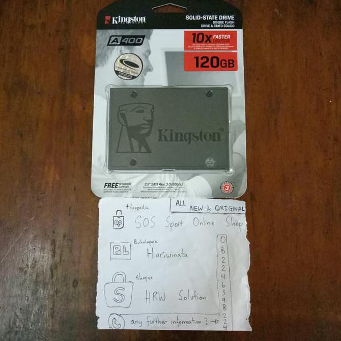 SSD Kingston 120GB SA400S37/120G