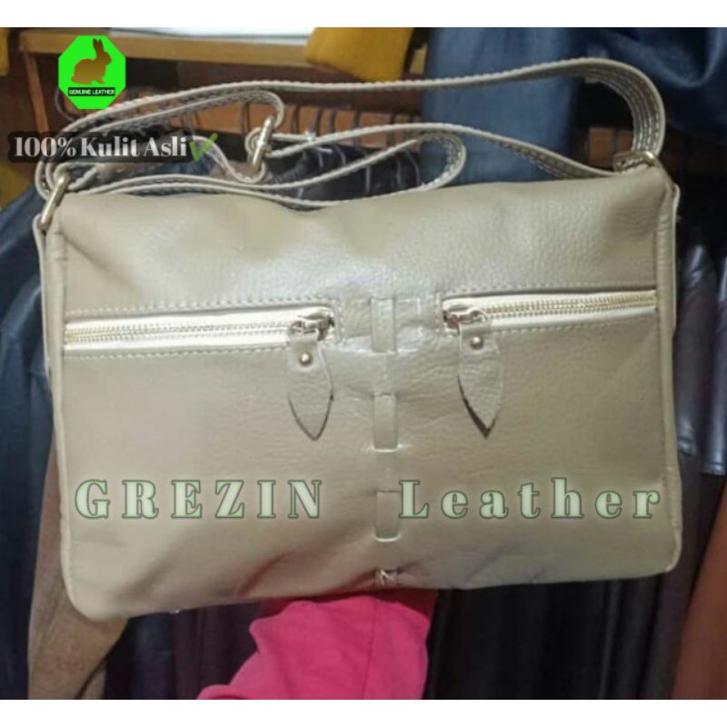 Tas wanita asli Garut Tas slempang Tas kulit asli Garut