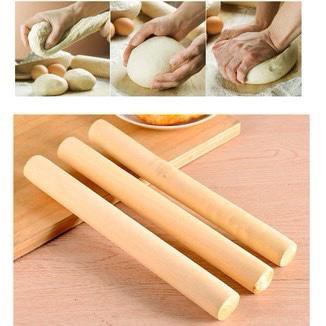 1pc Rolling pin, rolling pin kayu, penggiling adonan, gulungan adonan, roll pin