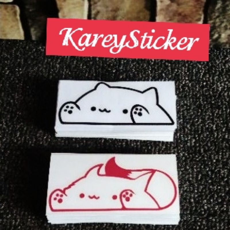 

sticker cutting Bongo Cat Sticker Transfarent