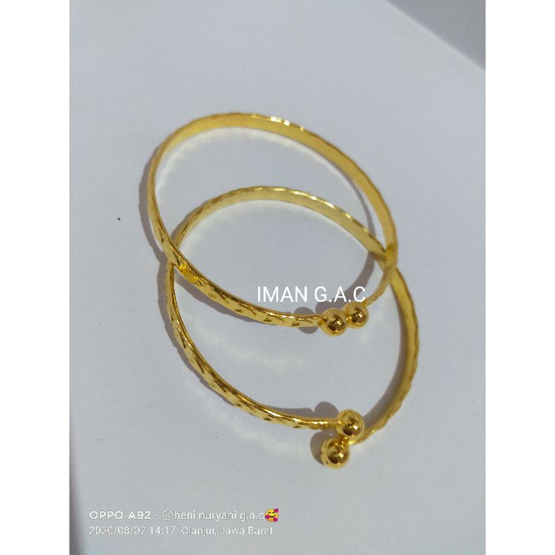 3 pcs gelang keroncong anak tanggung