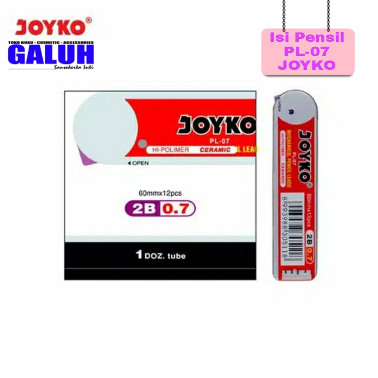 

Isi Pensil Mekanik 2B PL-07 0.7mm Joyko