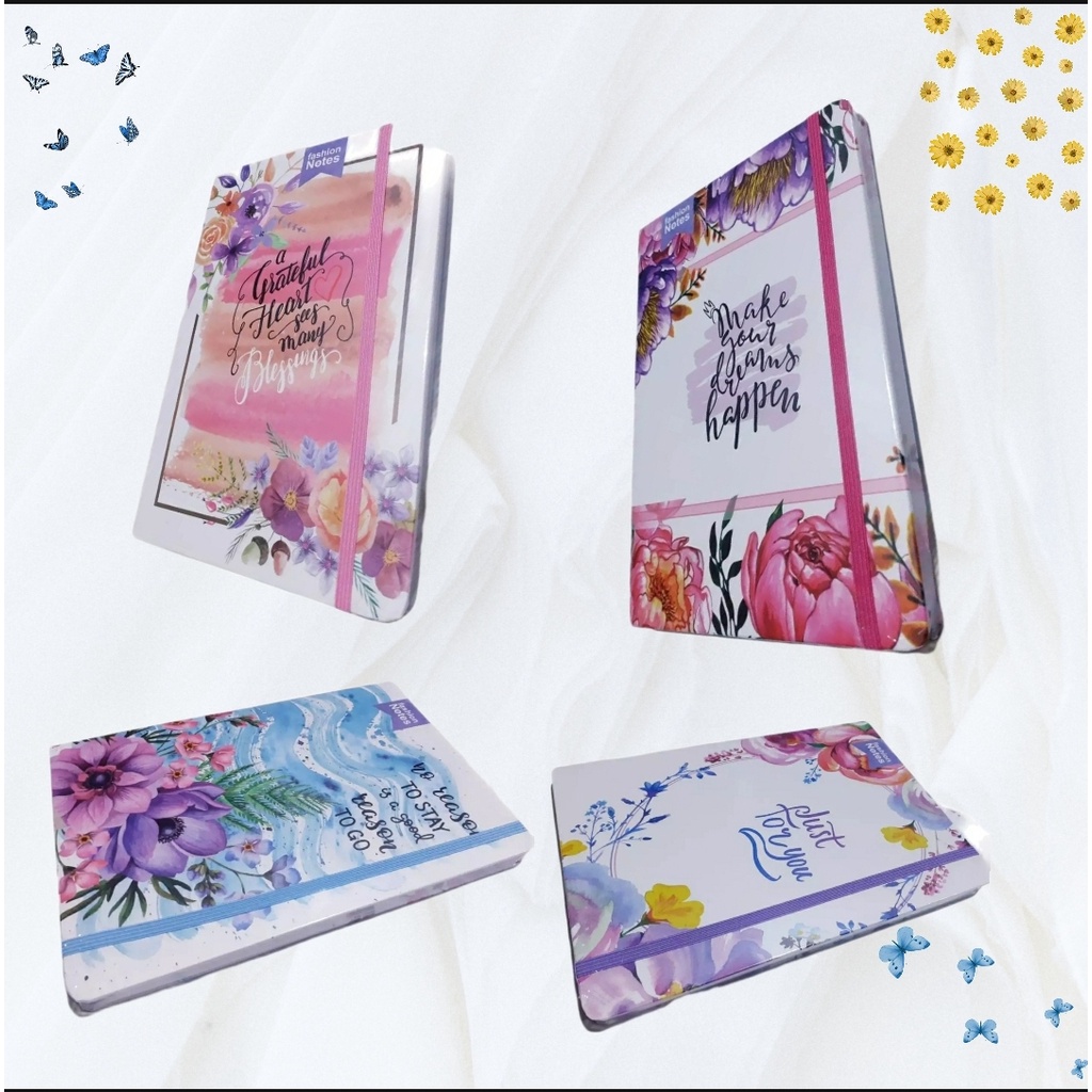 

LJK SHOP - BUKU AGENDA TALI / NOTEBOOK FLOWER / BUKU CATATAN FANCY UKURAN A5 ( 20.5 X 14 CM ) NA5889