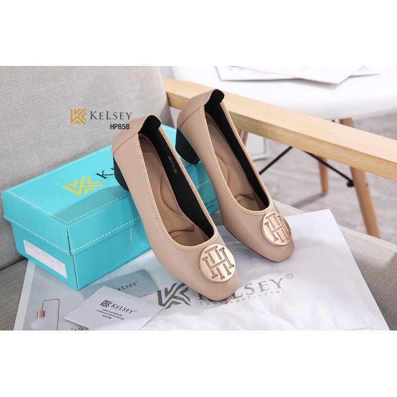 Kelsey Sepatu Heels Wanita 4,5cm / Sepatu Pantofer Wanita Kulit  HP858