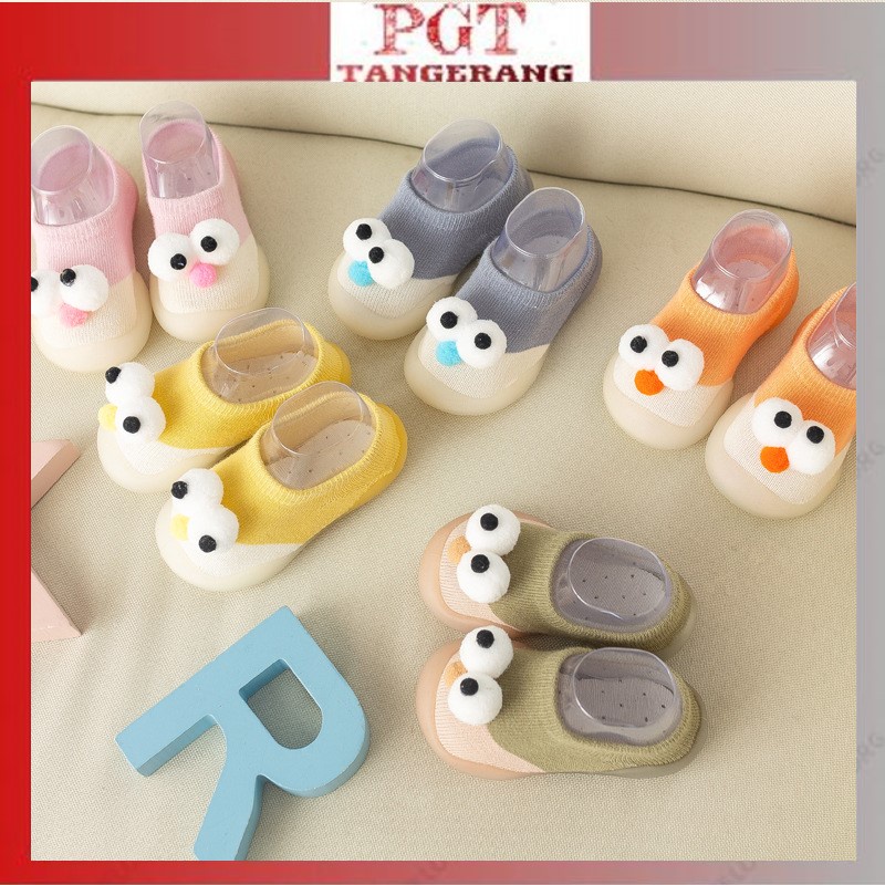 PGT -  SPE SEPATU BAYI MODEL MATA 3D PREWALKER BAYI ANTI SLIP