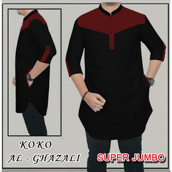 CTN Baju muslim Koko ALGHAZALI terlaris Best Seller