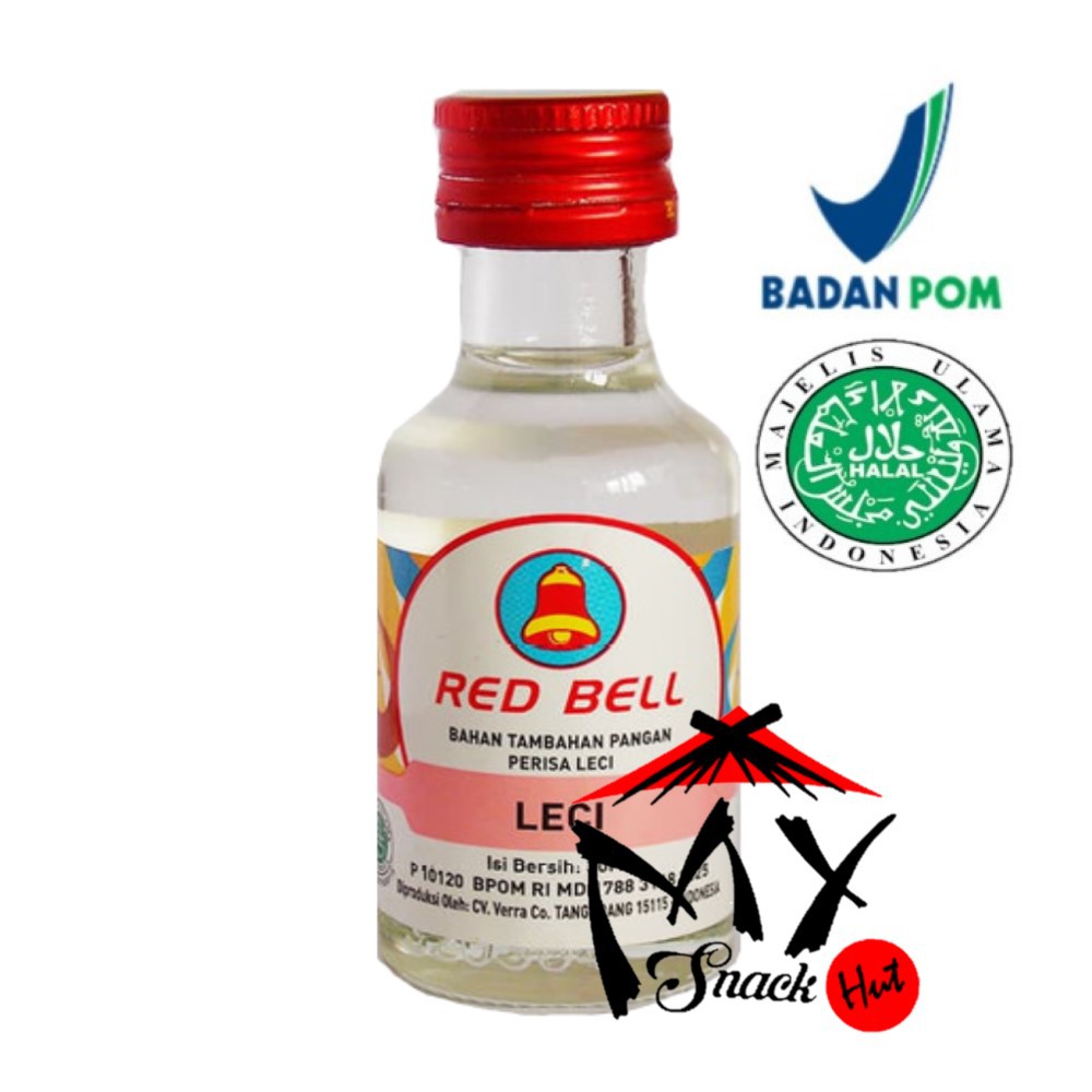 RED BELL FLAVOUR LECI 30ML - RED BEL ESSEN LYCHEE FLAVOR ESEN LYCHE PERISA ESENCE LECY HALAL MUI