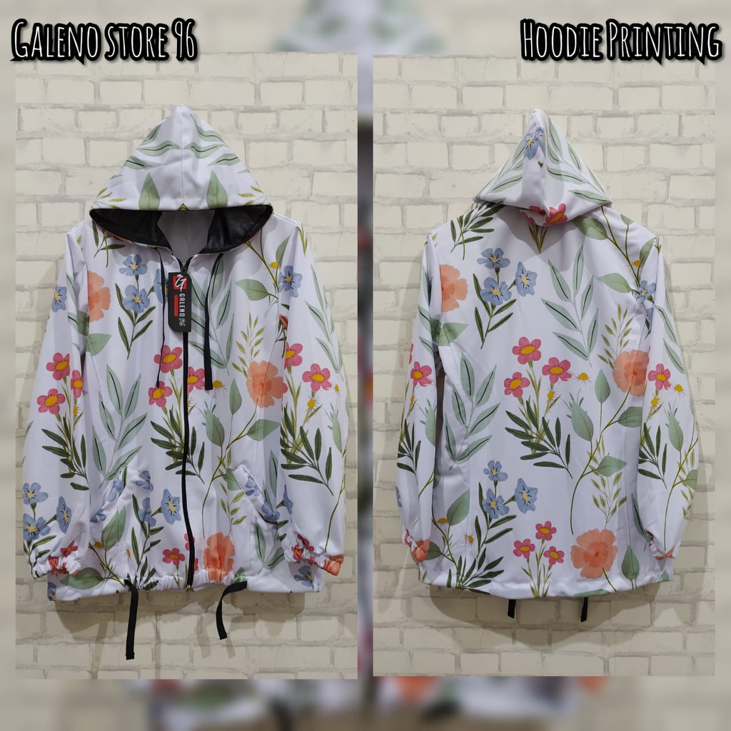 JAKET SEPEDA WANITA / JAKET PRINTING BAHAN LOTTO ELPANA