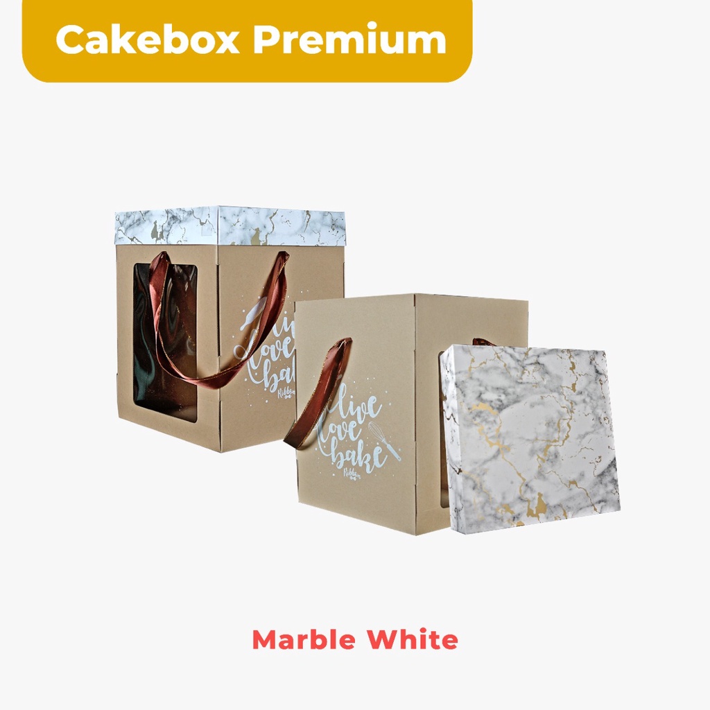 Cake Box/Packaging kue/kotak Kue/kemasan kue Ribbon Premium uk 30 cm by Tigerson Philti