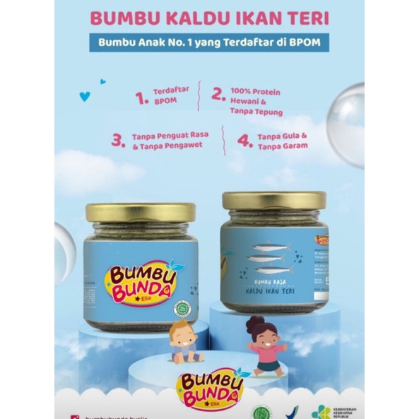 Aneka Kaldu Bumbu Bunda Elia Kaldu Ayam Kampung Jamur Salmon Tuna Sapi Teri Kaldu MPASI Bayi Baby