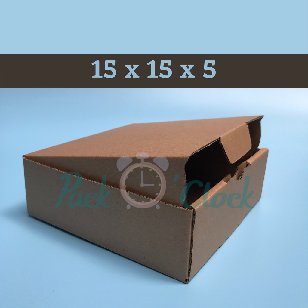 

5 PCS Kardus / Karton Box Die Cut Uk. 15 x 15 x 5 cm