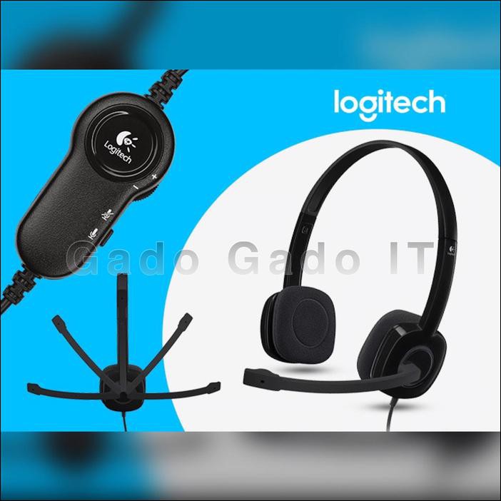 STEREO HEADSET LOGITECH H151 HEADPHONE WITH MICROPHONE