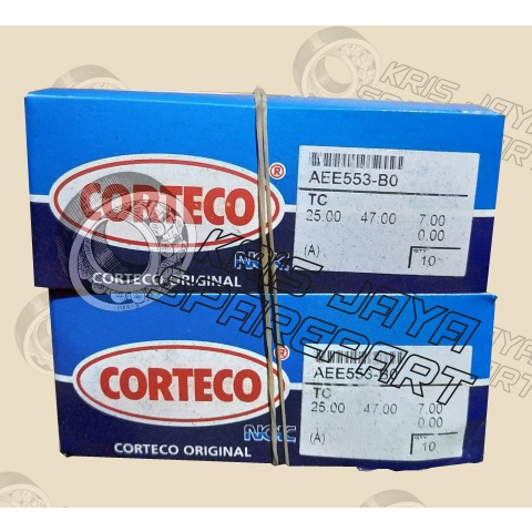 Oil seal untuk sepeda motor Uk TC 25 47 7, TC 28 44 7, TC 30 44 7, TC 20 35 5.5 Merk, Tc 25 47 7 (TT