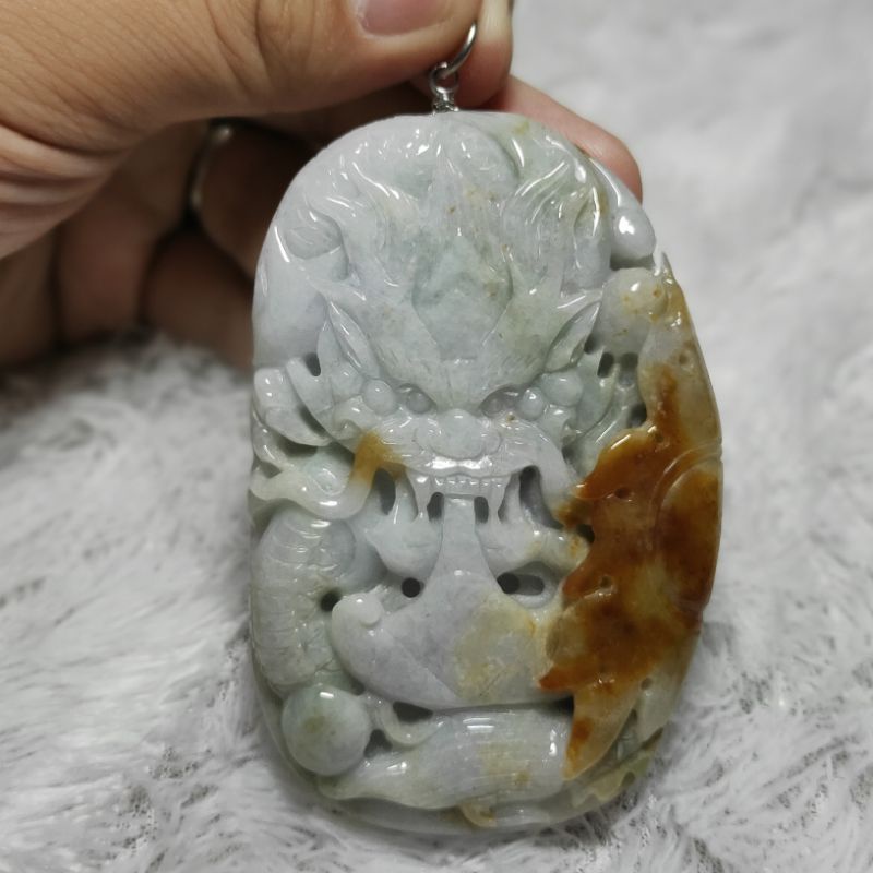 Kalung Giok Naga Super Jade Burma Type A