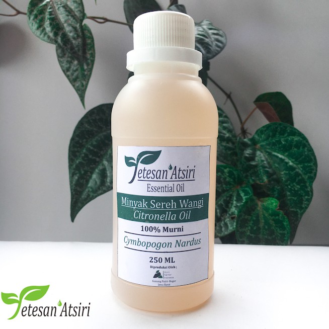 250ml minyak atsiri sereh wangi murni 100% citronella pure essential oil 100% tanpa campuran murni