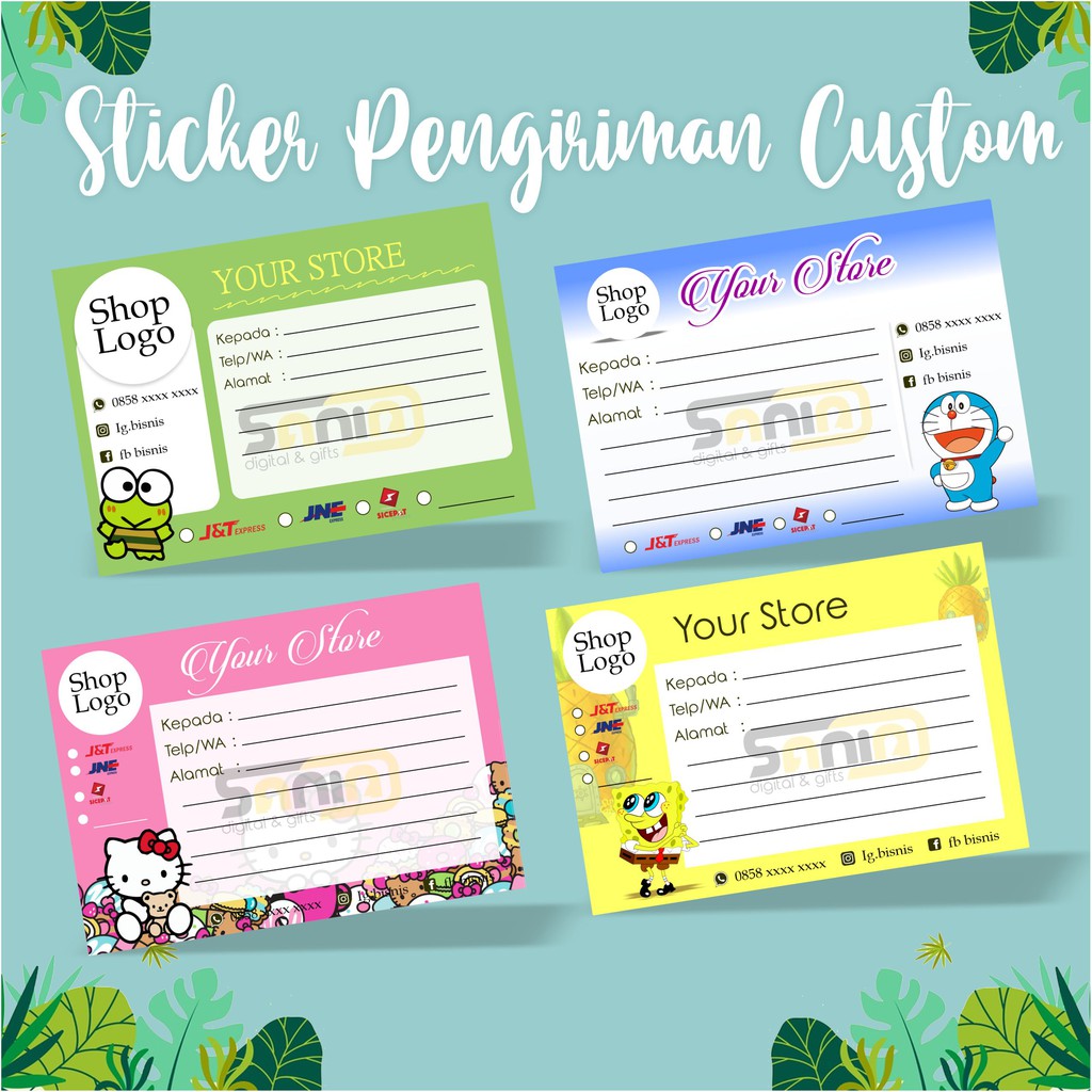 

ISI 50 PCS! Sticker Pengiriman Online Shop