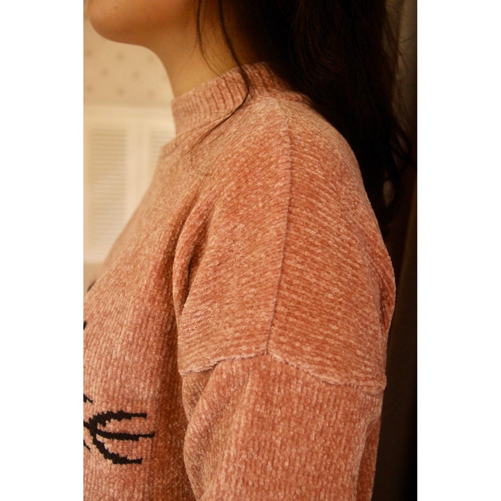 Import HK Snowflake Sweater Baju Musim Dingin Sweater Winter Sweater Winter Blouse Atasan Hangat