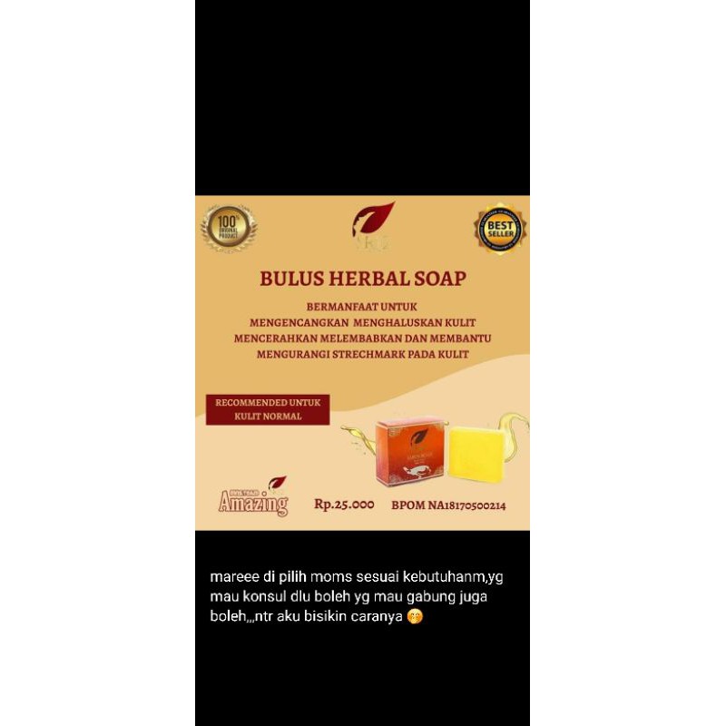 

Bulus herbal soap