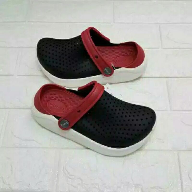 SENDAL ANAK LITERIDE LITE RIDE CLOG KIDS and JUNIOR CROCS SANDAL