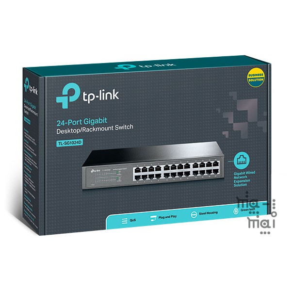 TP-Link Switch TL-SG1024D 24-Port Gigabit Desktop/Rackmount Switch