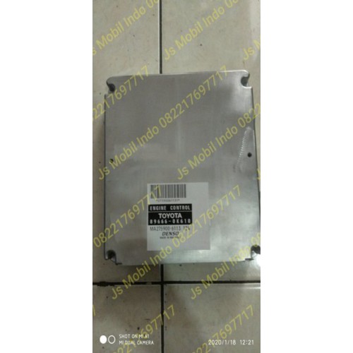 Ecu Komputer Computer Untuk Mobil Toyota Fortuner Diesel Matic 2006-2012 Original Asli 89666-0K610