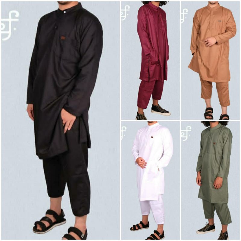 [KURTA] KOKO KURTA PAKISTAN SATU SET PAKAIAN MUSLIM PRIA BAJU KOKO KURTA