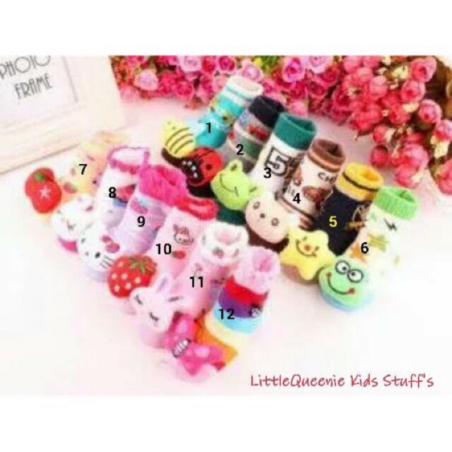 3D Rattle Socks Baby