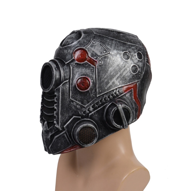 Helm Robot Bahan Lateks Gaya Retro Steampunk Untuk Perlengkapan Pesta Halloween