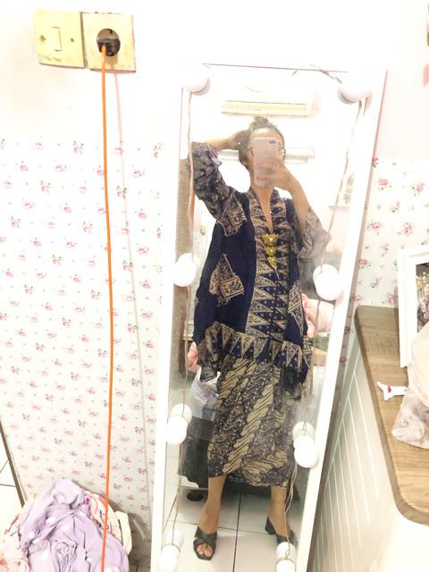 Abaya Nori Set/setelan Batik Wanita