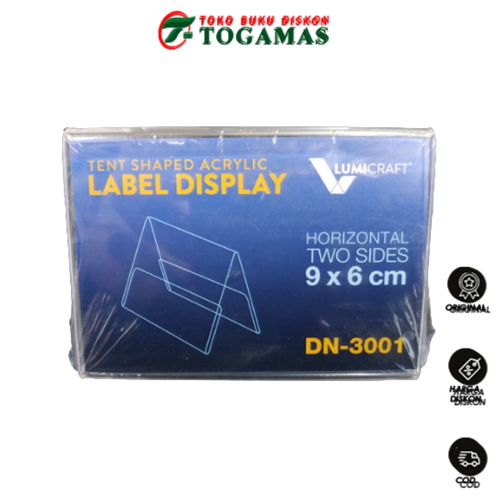 

READY STOCK !! Display Number Akrilik LUMICRAFT 2 Sisi DN-3001