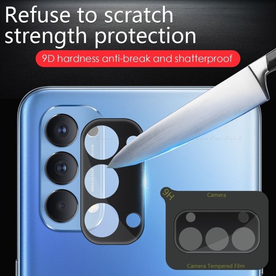 Xiaomi Poco M3 Pro Premium Frame Hitam Kamera 3D Round Edge Camera
