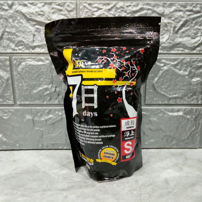 Pakan Ikan Java Specislist Groomer Pelet 7 Days Size S 250 Gr