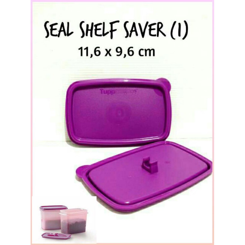 Seal /Tutup Shelf Saver Ungu Tupperware
