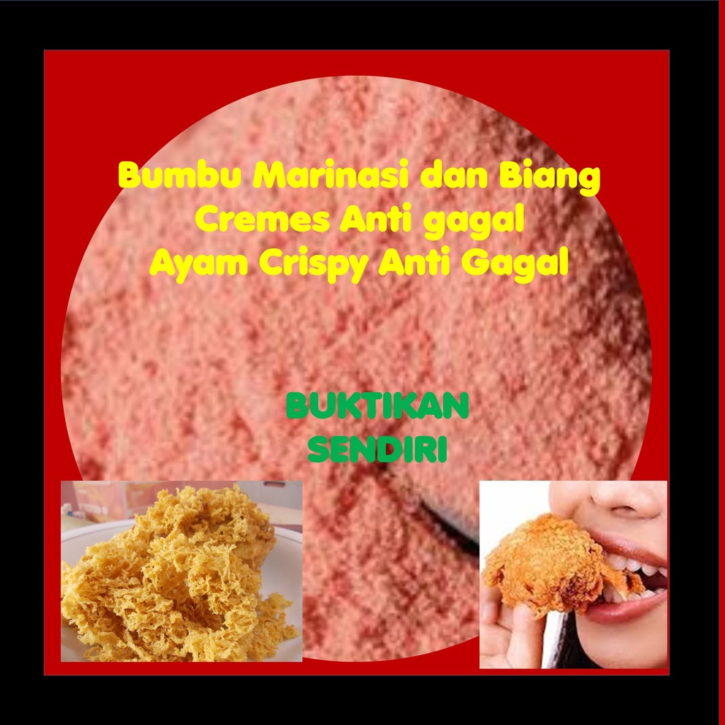 

Bumbu Marinasi Ayam Fried Chicken Bumbu marinasiku Dan Biangku | BUMBU FRIEDCHICKEN BIANG & MARINASI BUMBU CRISPY | Tepung Bumbu Tabur Marinasi Murah Halal