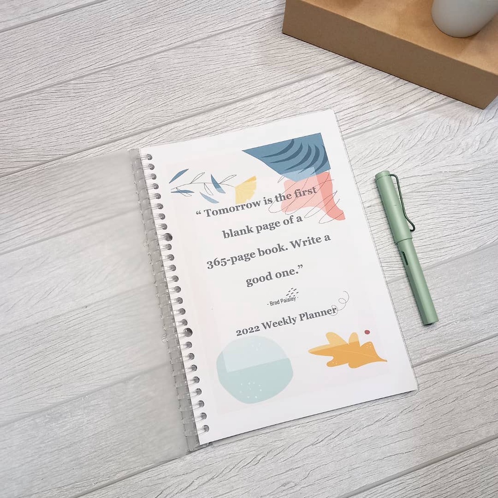 

PAPERIKO | 2022 Weekly Life Planner/ Agenda Mingguan Catatan | NB63S
