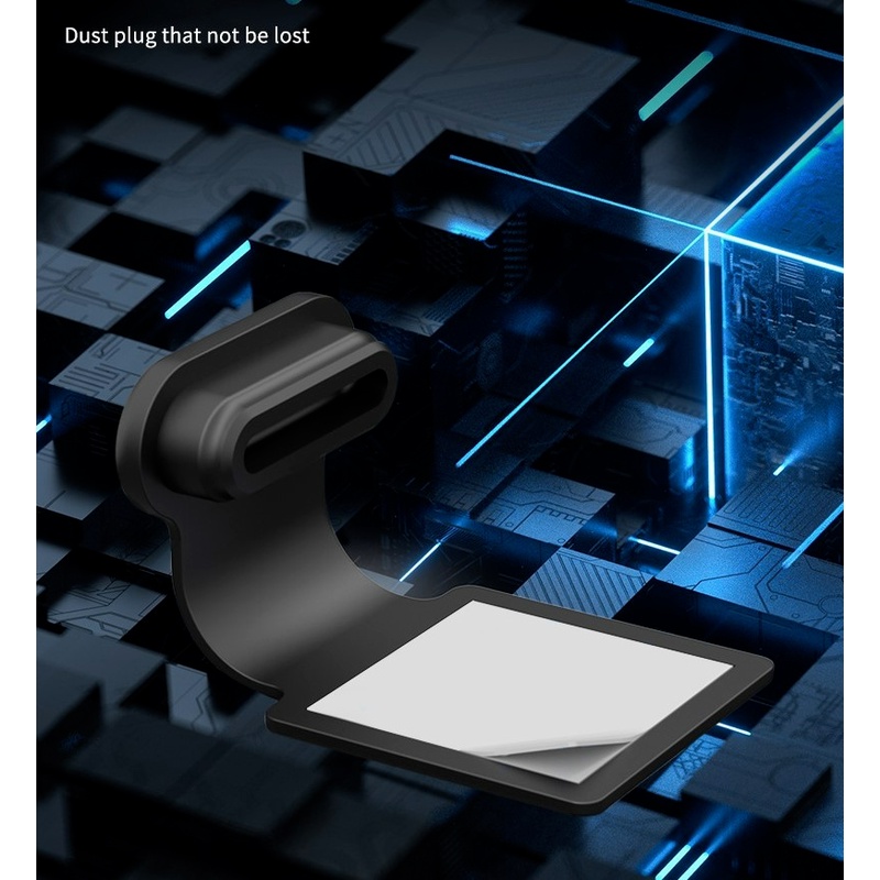 Cover Port Charger Micro USB / Tipe C Anti Hilang / Debu Bahan Silikon Untuk Handphone IOS