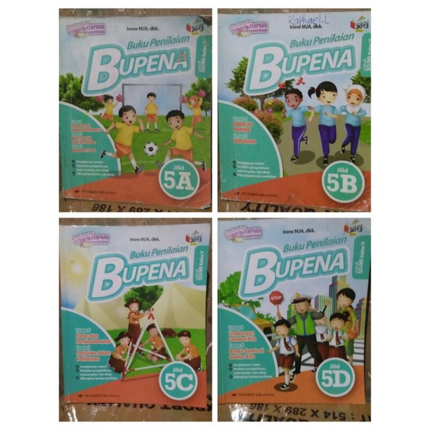 Bupena Bekas Sd kls.5A.B.C.D  k13 Revisi