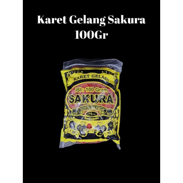 Karet Gelang Sakura Merah 100 Gram