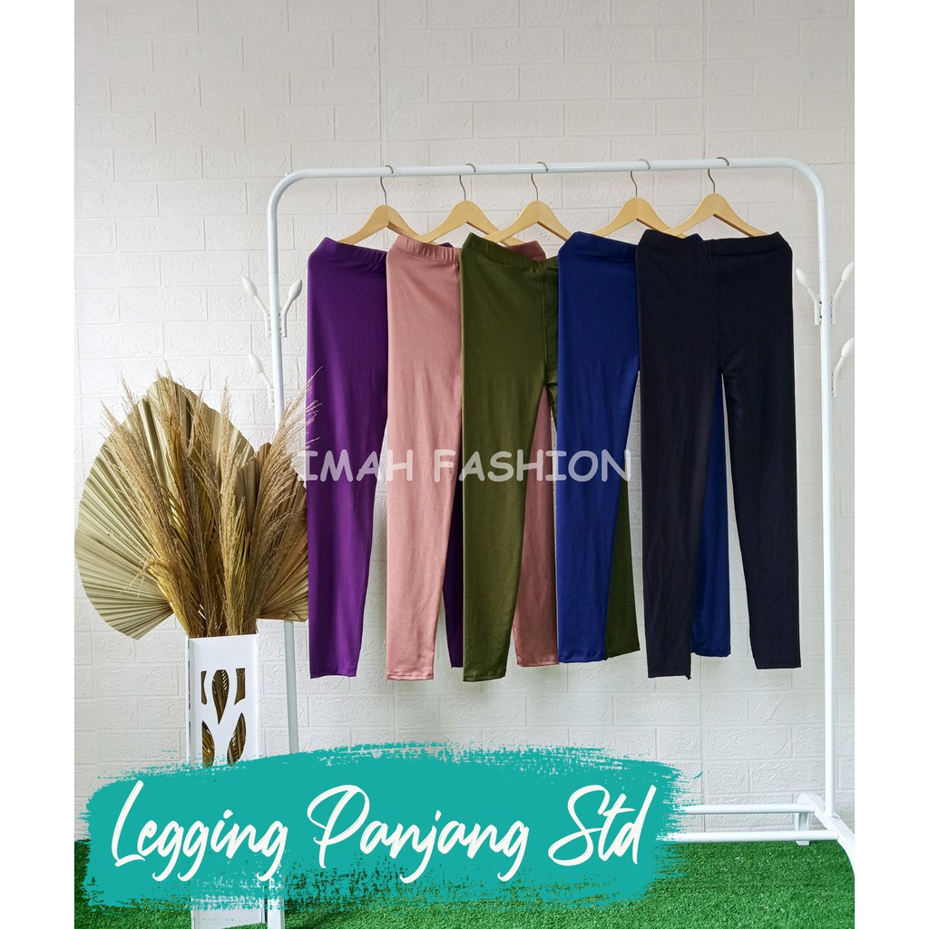 CELANA LEGGING PANJANG WANITA BAHAN SPANDEK JERSEY CELANA OLAHRAGA WANITA