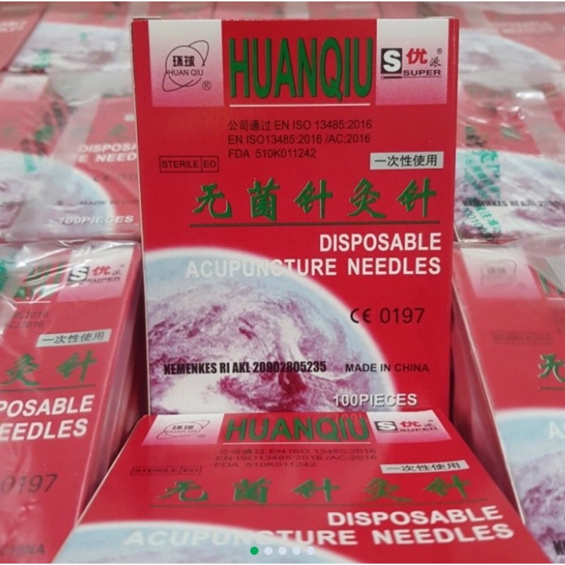 Jarum akupuntur 0,25x25mm ( 1 cun )