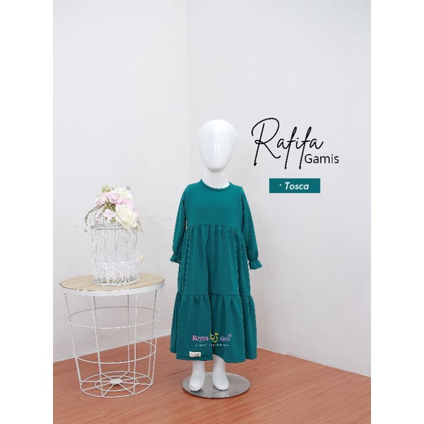 Rafifa Gamis Anak by royya kids / gamis anak/ gamis bayi/ gamis jersey anak / gamis bahan jersey ana