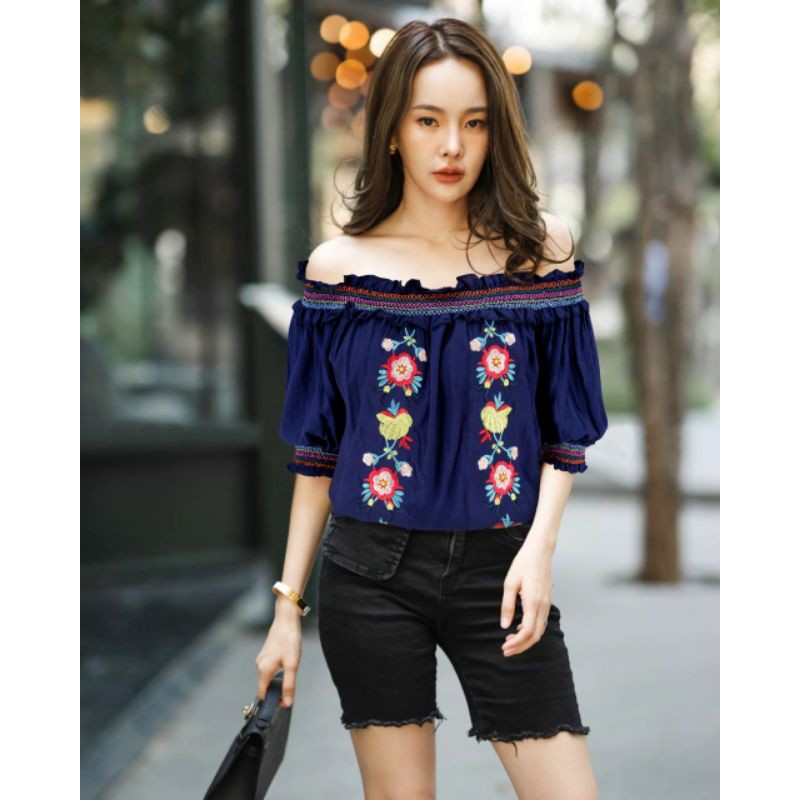 GraceShop83 Blouse wanita GC3303