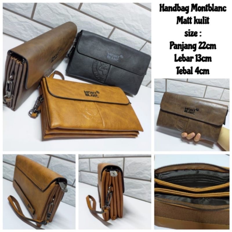 Clutch pria/Handbag pria  kulit  produk import handbag karu