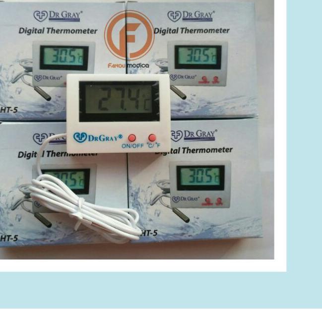 ☑ TERMOMETER KULKAS DIGITAL DR GRAY THERMOMETER SUHU RUANGAN ✵