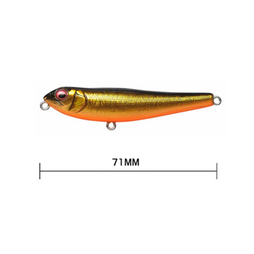 TOP Transparent Fish Hooks Outdoor Minnow Lures Pencil Baits with Steel ball Crankbaits 71mm 7g Tackle Useful Winter Fishing